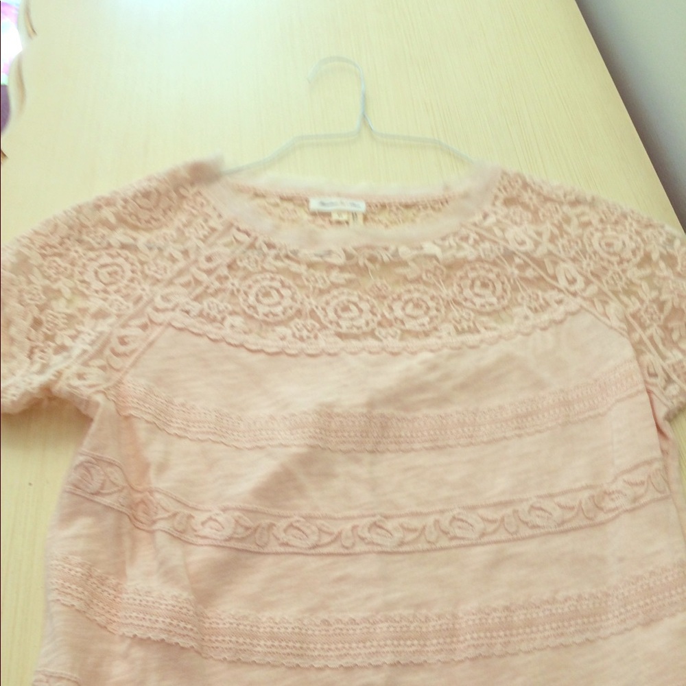 Anthropologie Lace Tee